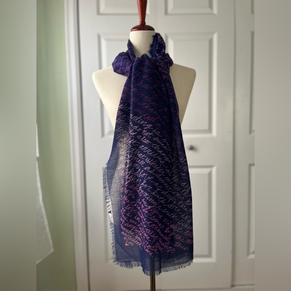 Vera Bradley Shakespeare scarf.